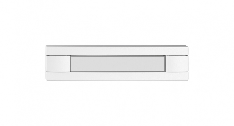 Poussoir 1/4 EDIZIO.liv SNAPFIX® p.KNX&UNI s.LED a.étiquette comm.2touch.bc 