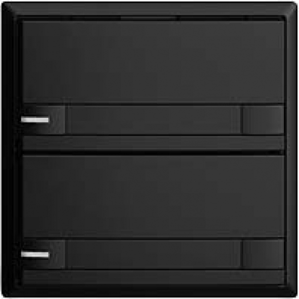 Poussoir KNX RGB EDUE, 250mW, a.LED RGB, papier, 2×poussoir, comm.2×touches, no 