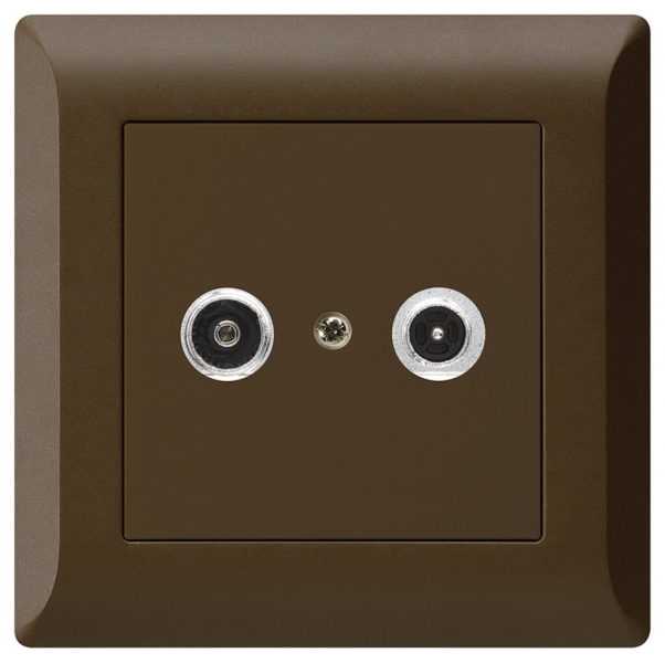 Presa antenna INC kallysto.line R/TV 19dB 2GHz marrone 