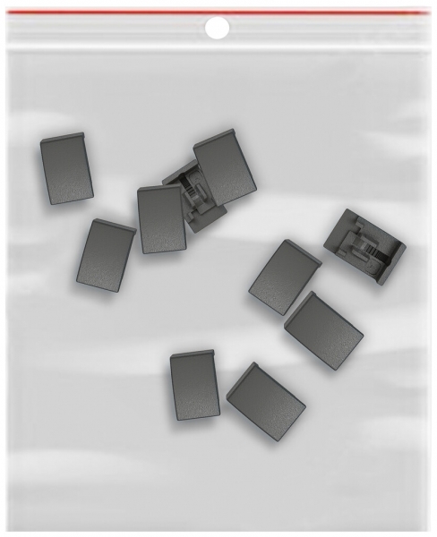 Module latéral EDIZIO.liv SNAPFIX® p.KNX UNI&zeptrion 10 pièces sans LED grf 