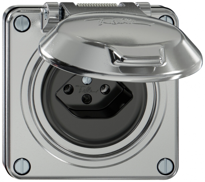 Presa INC ELEMENT SNAPFIX® 1×tipo 13 10A 250V con coperchio IP20 all 