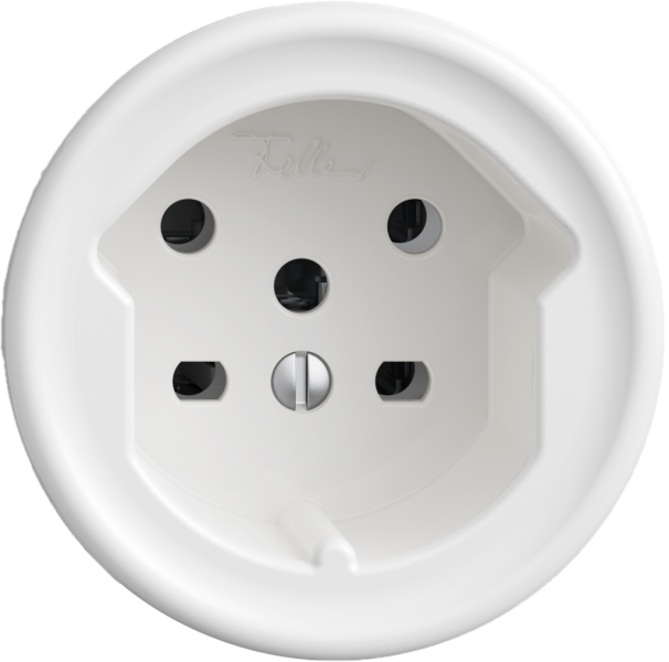 Prise ENC STANDARDdue T15 blanc 