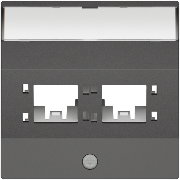 Kit de montage EDIZIO.liv SNAPFIX® pour freenet cat.6A adaptateur 2× grf 