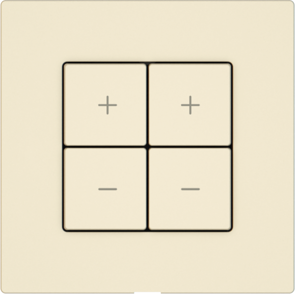 Variateur Uni-LED EDIZIO.liv Wiser SNAPFIX® 2 canaux 4 touches WLAN cr 