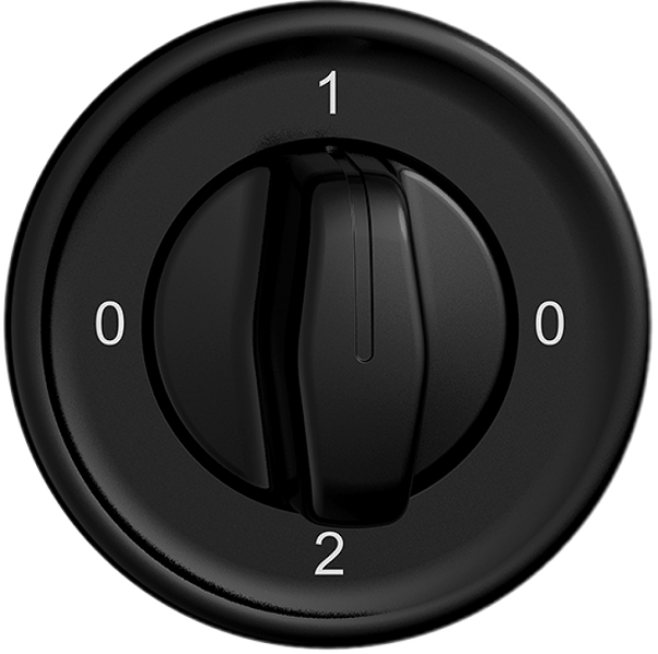 Drehschalter STANDARDdue SNAPFIX® Drehgriff Umschalter 2/3L sz 