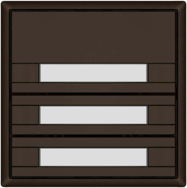 Pulsante KNX RGB EDIZIO.liv SNAPFIX® sensore temp.s.LED targ.3× com.2T ma 