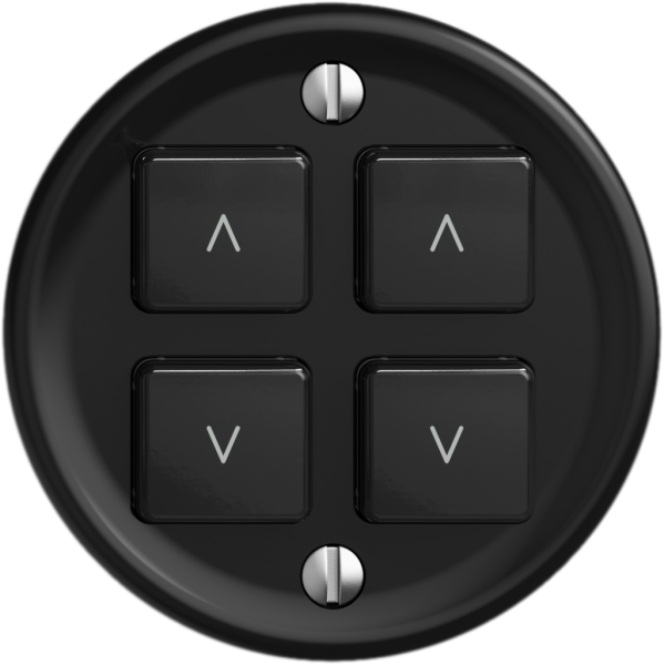 Interrupteur stores STANDARDdue Wiser SNAPFIX® 2 canaux 4 touches no 