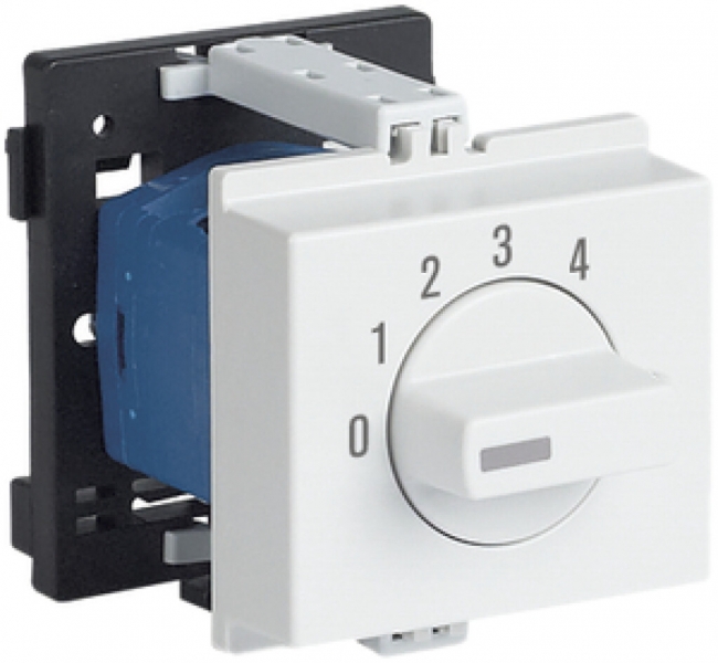 REG-Drehschalter K&N, 12A/690V -/1L, Griff hgu, "0-1-2-3-4" 