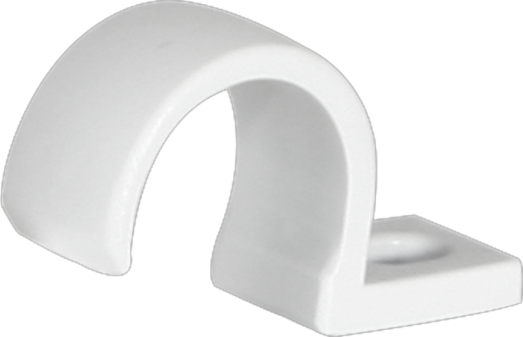 Bride pour TIT M16 1 vis gris clair 