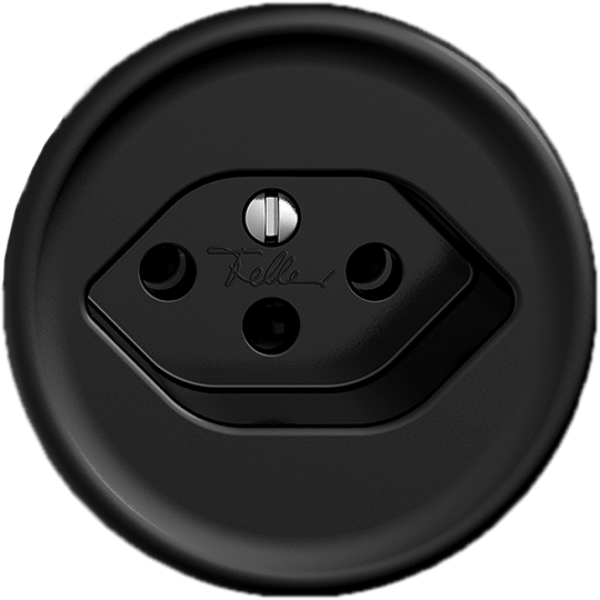 UP-Steckdose STANDARDdue T13 schwarz 