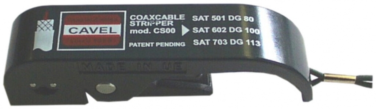 Outil à dénuder CS00 pour câbles coaxiaux 