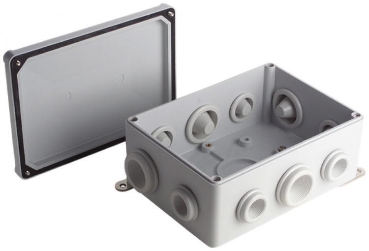 Boîte de dérivation Woertz 5×35mm² gris 