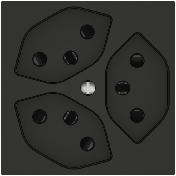 Presa EDIZIO.liv SNAPFIX® 3×T13 con shutter ne 