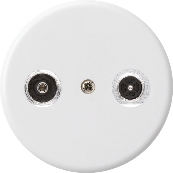 Presa d'antenna basico TV-R mont.A 14dB 2GHz bianco 