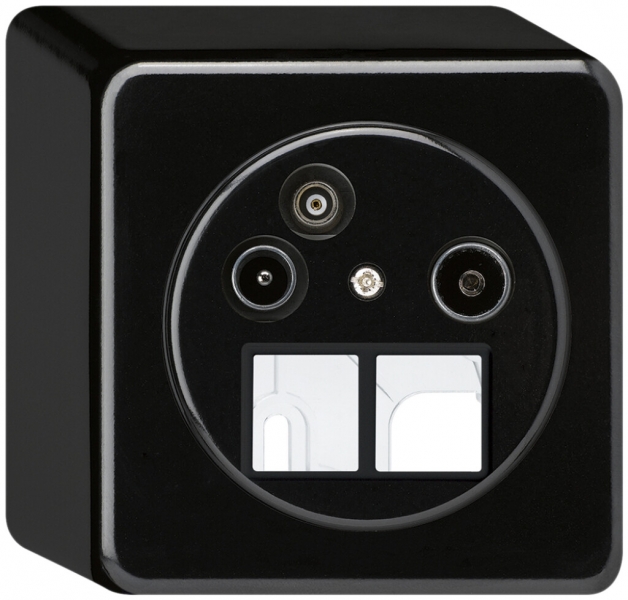 Prise d'antenne AP TV-R-Données basico HMS 2GHz 19db noir 