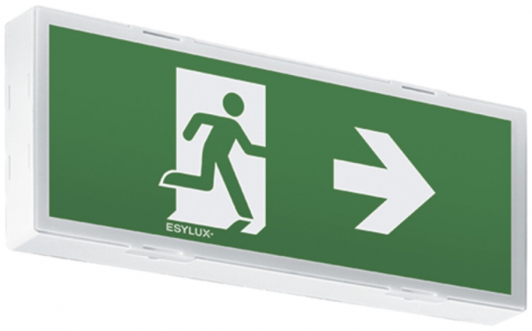 Lampada di emergenza ESYLUX SLX 24 LEDi Flat 8h, bianco 