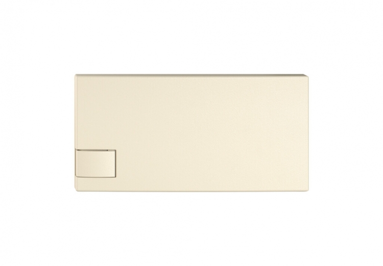 Pulsante 1/2 EDIZIO.liv SNAPFIX® p.KNX&UNI s.LED comando a 1 tasto cr 