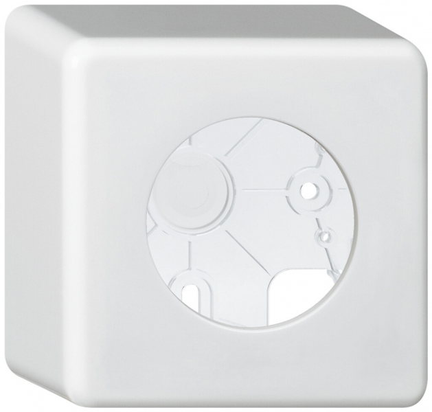 Scatola AP basico bianco h=54mm Ø43mm 