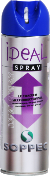Spray de marquage Ideal 500ml bleu 
