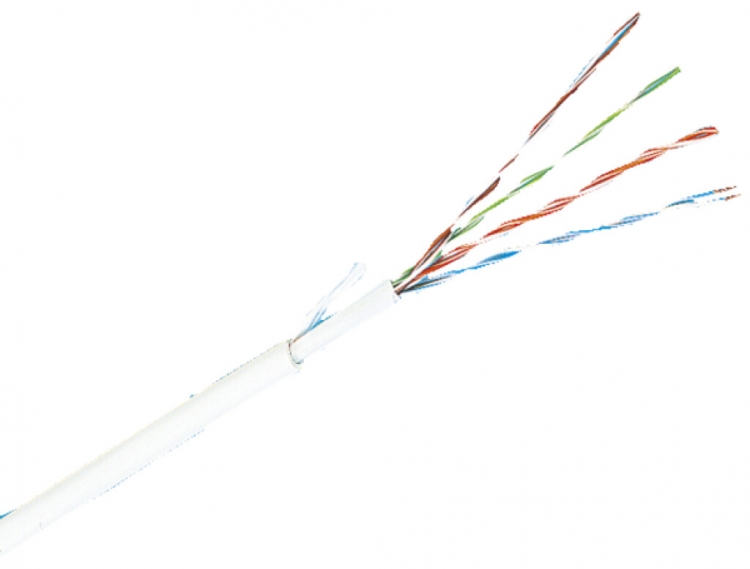 Cavo dati cat.5e UTP 4×2×0.5 PVC 1 box da 305m 