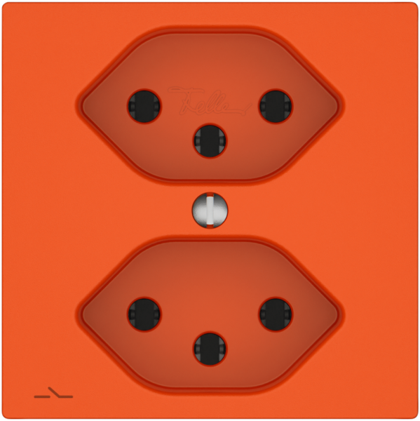 Prise EDIZIO.liv SNAPFIX® 2×T13 1×S ora 