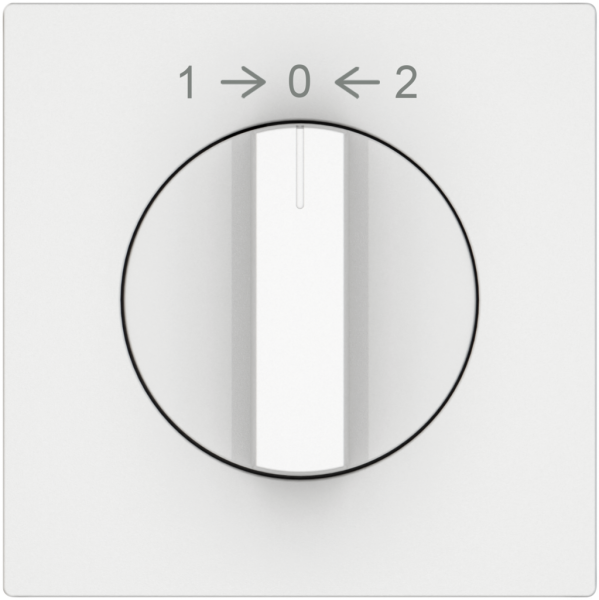 Contatto rotativo EDIZIO.liv SNAPFIX® 1->0<-2/1P con manopola girevole bi 