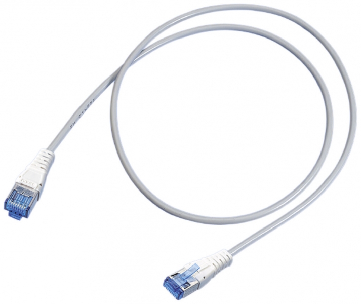 Cavo patch RJ45s R&M 3m grigio, S-FTP cat.6 LSFRZH classe E 