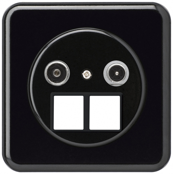 UP-Multimediadose basico TV-R Bauart C 19dB 2GHz schwarz 