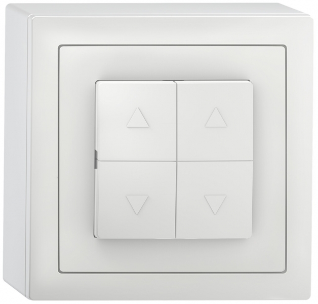 Contatto per tapparelle AP Sidus, 2-canale, bianco 