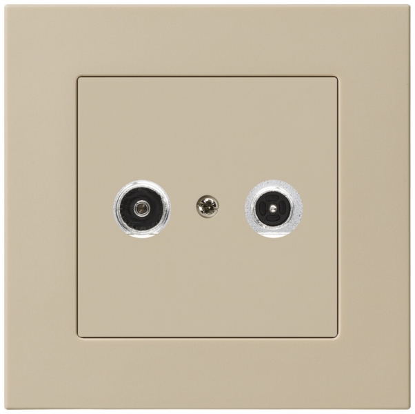 UP-Antennendose kallysto.pro R/TV 19dB 2GHz beige 