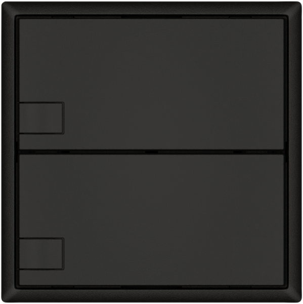 Pulsante KNX RGB EDIZIO.liv SNAPFIX® sensore temp.s.LED 2× com.1T ne 