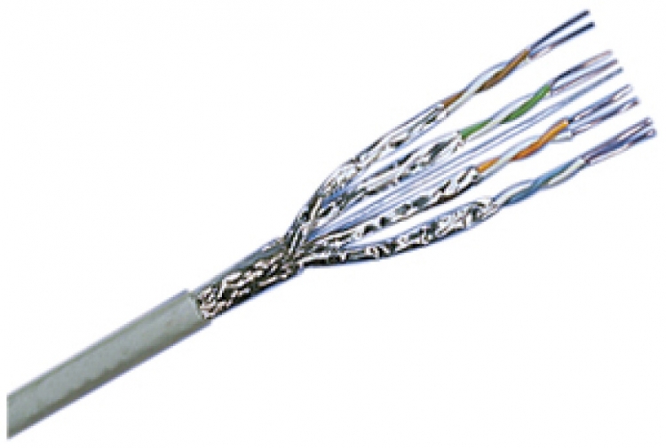 Cavo dati R&M Classic, cat.7 S/FTP 4P AWG23 1000MHz Cca grigio, 500m 