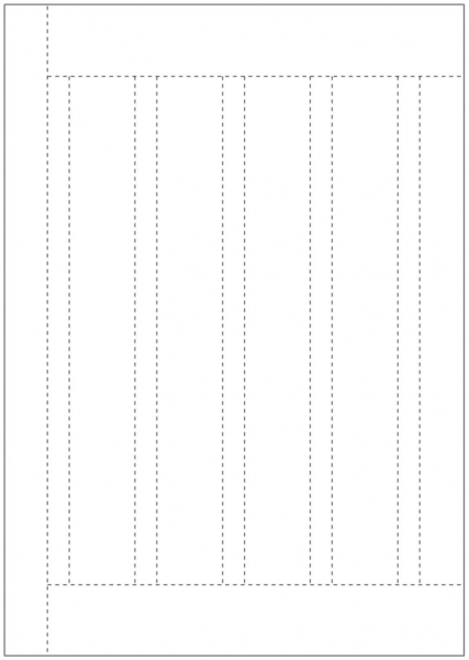 Feuille de marquage Hager gamma A4 jeu de 10 pièces 