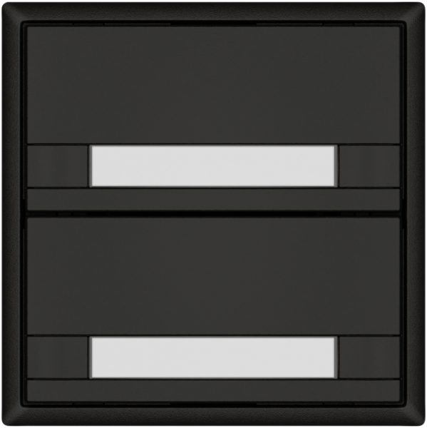 Poussoir KNX RGB EDIZIO.liv SNAPFIX® capteur temp.s.LED étiqu.2× comm.2T no 