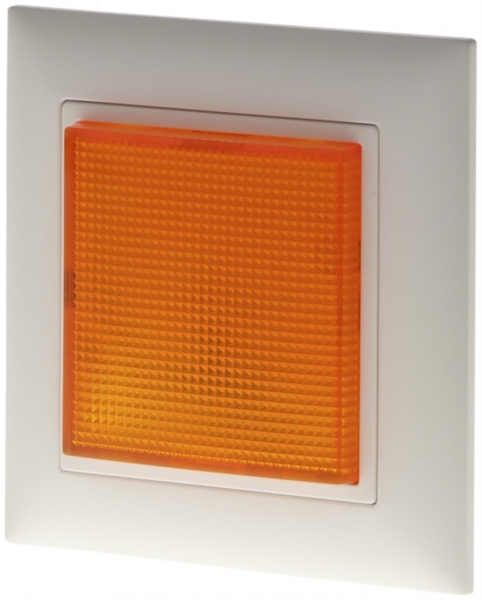 Lampada flash INC giallo 230VAC EDIZIOdue Hugentobler tipo16 piatto 