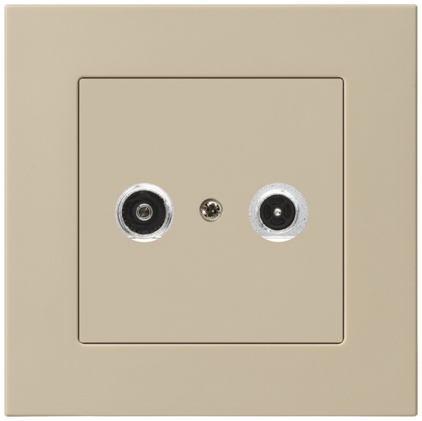 Prise antenne ENC kallysto.pro R/TV 14dB 2GHz beige 