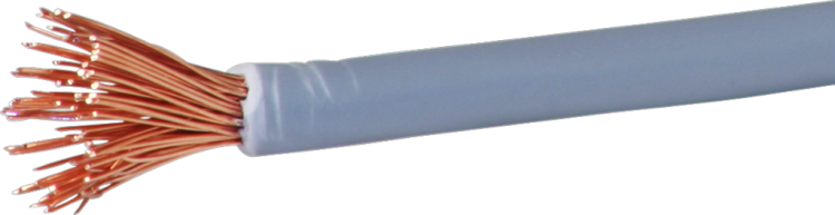 T-Litze 6mm² grau Eca, Spule à 100m 