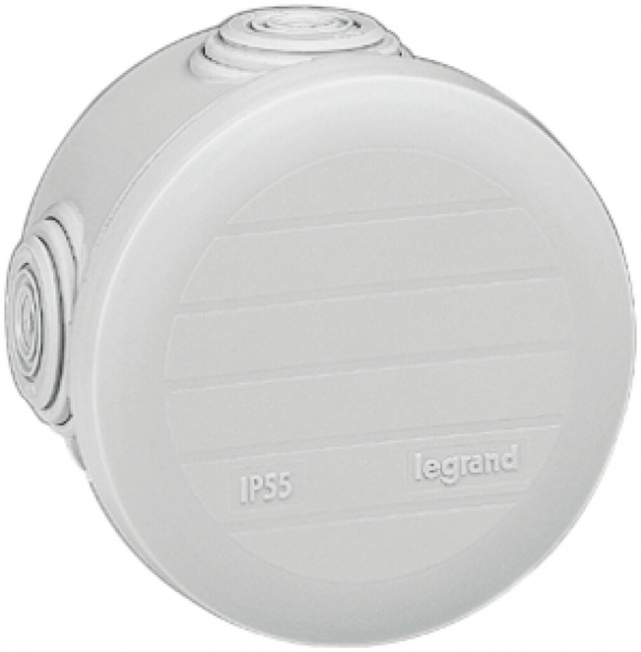 Scatola di derivazione AP PLEXO Ø70mm vuota grigio 