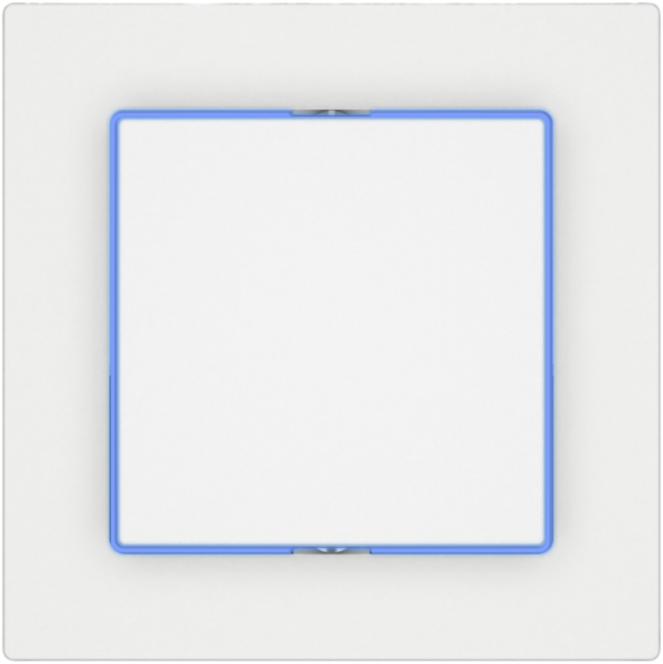 Pulsante EDIZIO.liv SNAPFIX® ARK/1P illuminazione laterale blu bi 