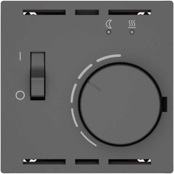 Raumthermostat EDIZIO.liv SNAPFIX® f.elektrische Bodenheizungen dgu 