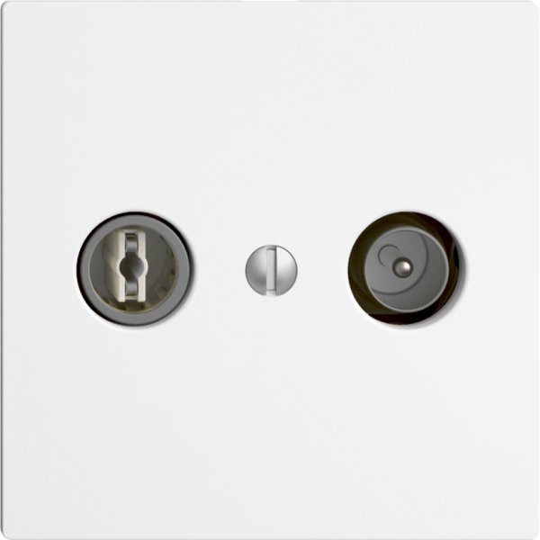 Prise TV-R ENC EDIZIOdue 15dB blanc à large bande 5…2000MHz, F 