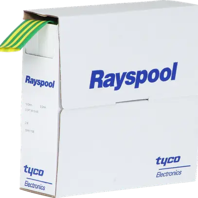 Gaine rétractable CGPT-R 19/9.5 vert/jaune 