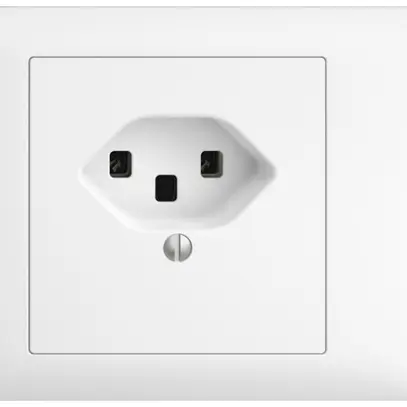 Presa INS EDIZIOdue T23 16A bianco 53mm, morsetti a vite 