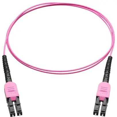 Câble patch FO R&M, LC-QR UniBoot PC/UPC ↔ LC-QR UniBoot PC/UPC, OM4, LSZH, 2m 