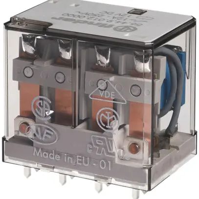 Relais circuit imprimé Finder 56 4C 12A/12VDC 123Ω AgNi 