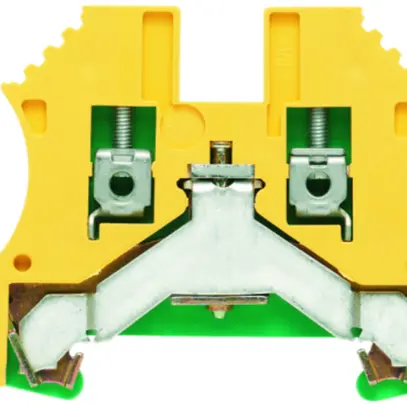 Borne de protection Weidmüller WPE connexion à vis 2.5mm² vert/jaune 