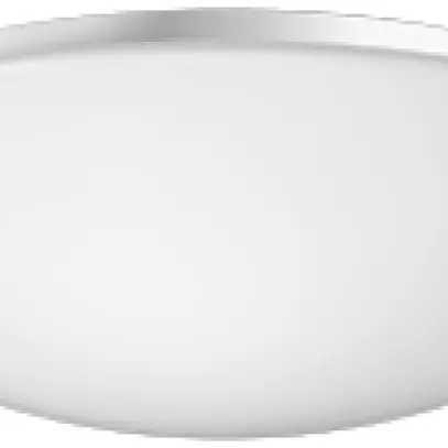 Lampada apparente RZB FLAT BASIC E27 1×60W IP43 Ø250×106mm bianco 