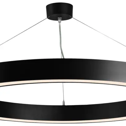 LED-Pendelleuchte Sylvania Nilo 56W 5980lm 840 DALI EM Ø800mm schwarz 