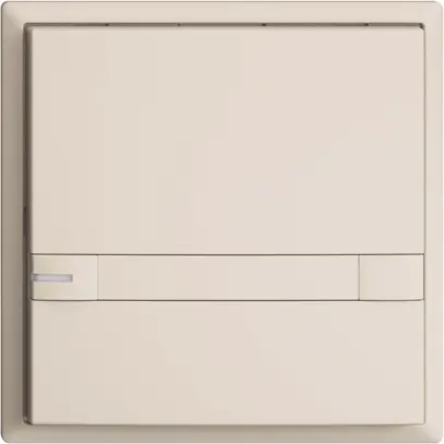 Pulsante INC KNX 1×EDIZIOdue colore crema RGB con LED con inserto carta 