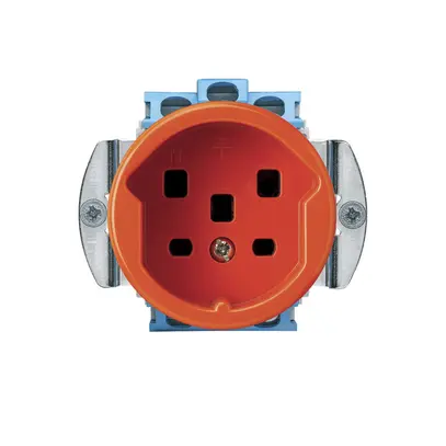 Prise HA basico type 25 avec bornes enfichables orange 